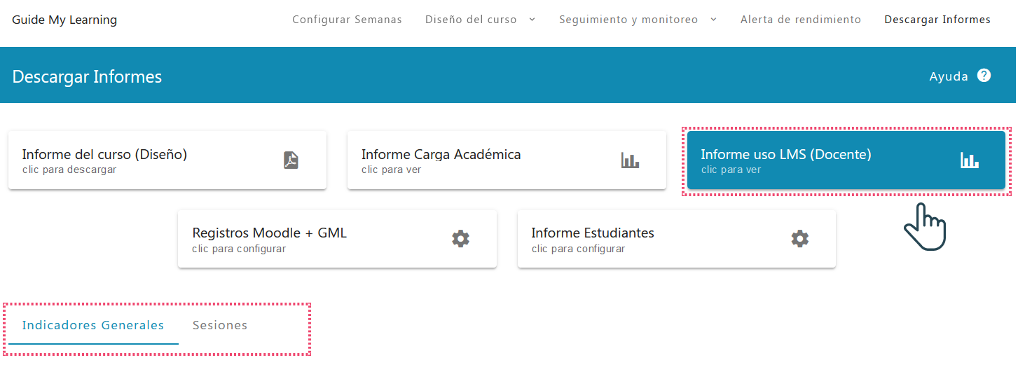 Informe de uso de LMS